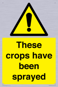 These crops have been sprayed